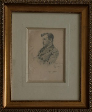 Jan Ludwik Sobecki, Portret malarza Henryka Grombeckiego