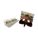 Holmes-type Perfecscope stereoscopic viewer with 17 cards with views of Rome,