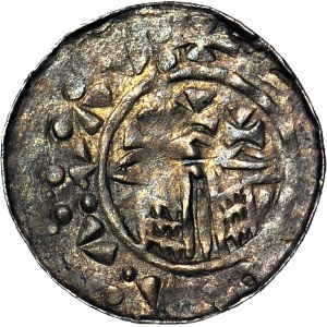 Ladislaus I. Herman 1081-1102, Denar Krakau, VLA+DISLAS