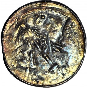 Bolesław III Krzywousty 1107-1138, Denar, walka ze smokiem/kule