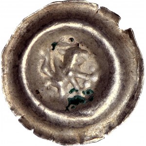 RR-, Pomorze Gdańskie, Sambor II 1217-1278, Brakteat, Gryf w prawo, R6
