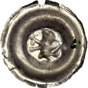 RR-, Pomorze Gdańskie, Sambor II 1217-1278, Brakteat, Gryf w prawo, R6