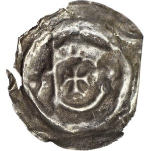 RR-, Deutscher Orden, Brakteat 1236-1248, Torun, Arm mit Wimpel