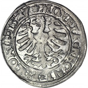 Sigismund I. der Alte, Grosz 1527, Krakau, schön