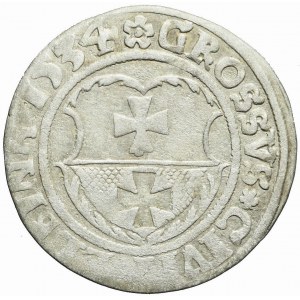 Sigismund I the Old, 1534 penny, Elblag, ELBINK/PRVS