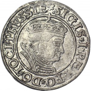 Sigismund I the Old, 1535 penny, Torun, PRVSSIE/PRVSSIE