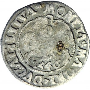 R-, Sigismund II Augustus, Half-penny 1546, Vilnius, older eagle type, LITVA/L+