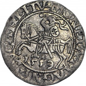 Sigismund II Augustus, Half-penny 1559, Vilnius, LITV/LI