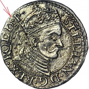 RR-, Stefan Batory, 1579 penny, Danzig, STAR after POL.D*, 3 pcs at 162