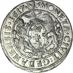 Zygmunt III Waza, Ort 1617, Gdańsk, piękny