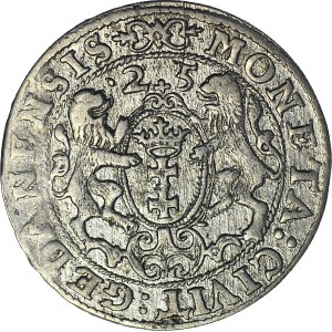 Sigismund III Vasa, Ort 1625, Gdansk, PR., glossy
