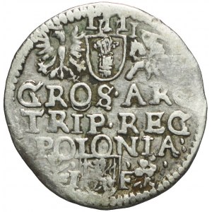 Zygmunt III Waza, Trojak 1596 Wschowa, data kończy legendę awersu