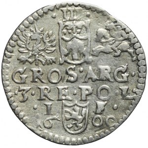 R-, Sigismund III Vasa, Trojak 1600, Lublin, rare