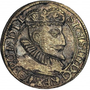 RR-, Sigismund III Vasa, 1594 Olkusz-Pfennig, selten