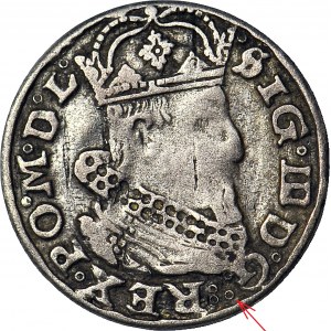 Sigismund III Vasa, 1626 penny, Vilnius, 4 encircles under bust