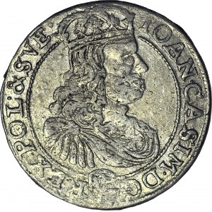 Jan Kazimierz, Szóstak 1667 TLB, Bydgoszcz, piękny