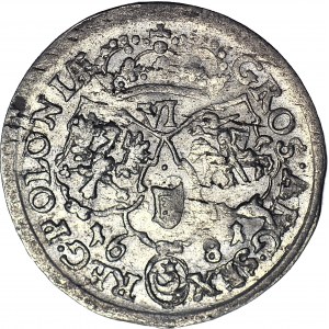 Jan III Sobieski, Szóstak 1681, Bydgoszcz, kropka