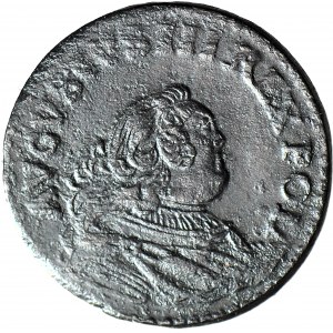 August III Sas, Grosz 1755 H, mała głowa