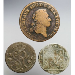Stanislaw A. Poniatowski, Set of three coins