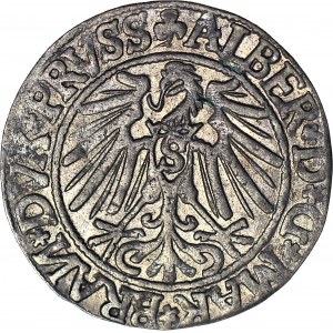 Duchy of Prussia, Albrecht Hohenzollern, Grosz 1543, Königsberg, beautiful