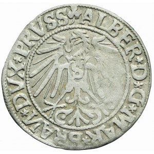Duchy of Prussia, Albrecht Hohenzollern, Grosz 1543, Königsberg