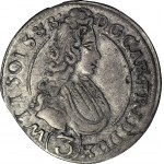 R-, Śląsk, Księstwo Oleśnickie, Karol Fryderyk, 3 Krajcary 1708 CVL, Oleśnica