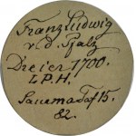 RR-, Silesia, Francis Ludwig, 1 penny 1700, Nysa, very rare