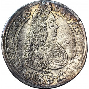 Silesia, Duchy of Olesnica, Sylvius Frederick, 15 krajcars 1694, Olesnica, beautiful