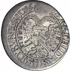 Śląsk, Leopold I, 3 krajcary 1668 SHS, Wrocław, SIL, bez szarfy