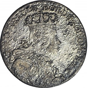 Silesia, Frederick II, Sixpence 1757 B, Wrocław