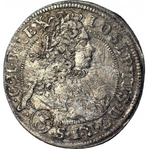 Silesia, Joseph I, 3 krajcars 1708 FN, Wrocław