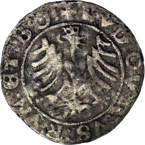 Louis Jagiellonian 1516-1526, Half-penny 1522, Swidnica, inverted ZZ