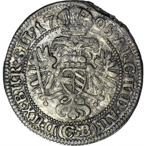 Silesia, Leopold I, 3 krajcars 1705 CB, Brzeg, rare