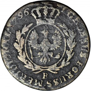 Partition, South Prussia, 1796 B penny, Wroclaw.
