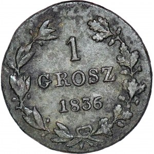 Królestwo Polskie, 1 grosz 1836, ładny