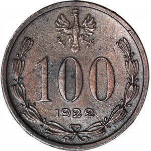 100 marek 1922, Piłsudski, próba KOPIA