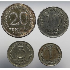 Kingdom of Poland, Set of 4 Coins