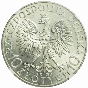 10 złotych 1932, Głowa, Warszawa, mennicze