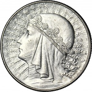 10 zloty 1932, Head, Warsaw, minted