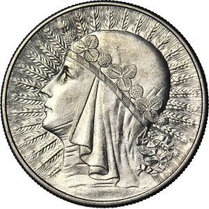 10 złotych 1932, Głowa, Londyn, mennicza