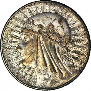 10 złotych 1932, Głowa, Warszawa, piękna