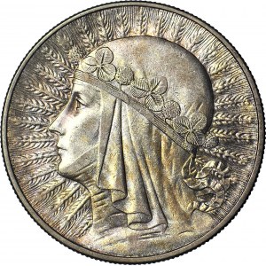 10 złotych 1933, Głowa, mennicza