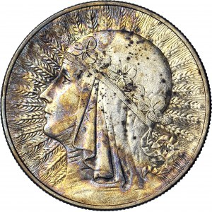 10 gold 1933, Head, minted