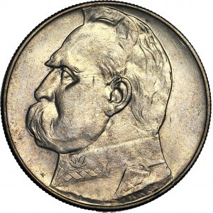 10 gold 1935, Pilsudski, minted