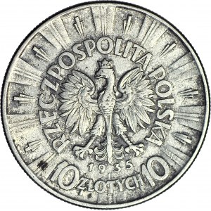 10 złotych 1936, Piłsudski