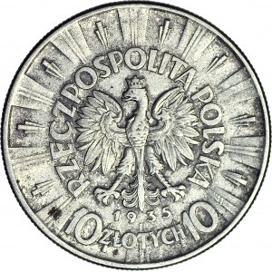 10 gold 1936, Pilsudski