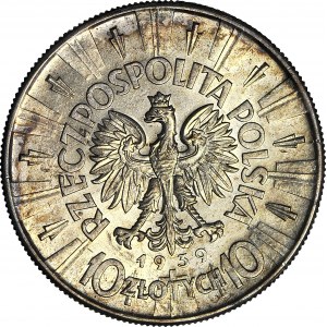 10 złotych 1939, Piłsudski, menniczy