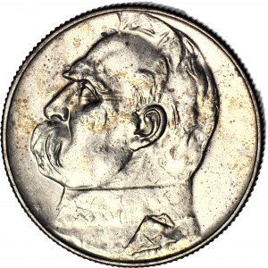 5 gold 1935, Pilsudski, minted