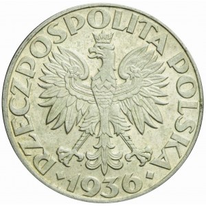 5 złotych 1936 Żaglowiec, piękny