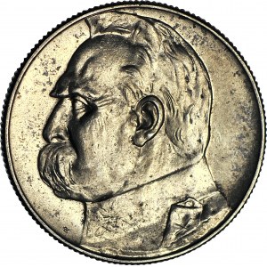 5 gold 1938, Pilsudski, minted